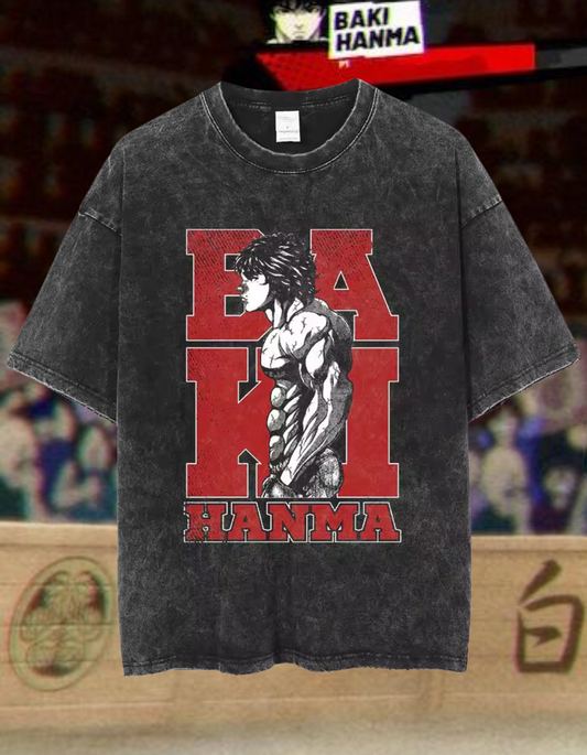 [BAKI] "Baki V8" Vintage T-shirt