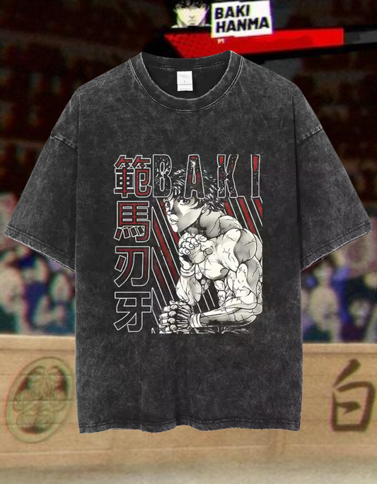 [BAKI] "Baki V6" Vintage T-shirt