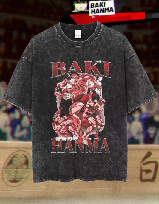[BAKI] "Baki V4 Vintage T-shirt