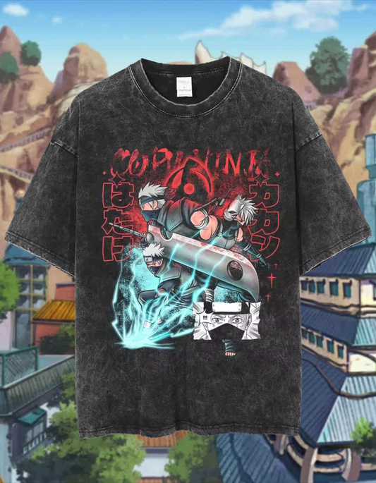 [NRTO] "Kakashi" Vintage Oversized T-shirt