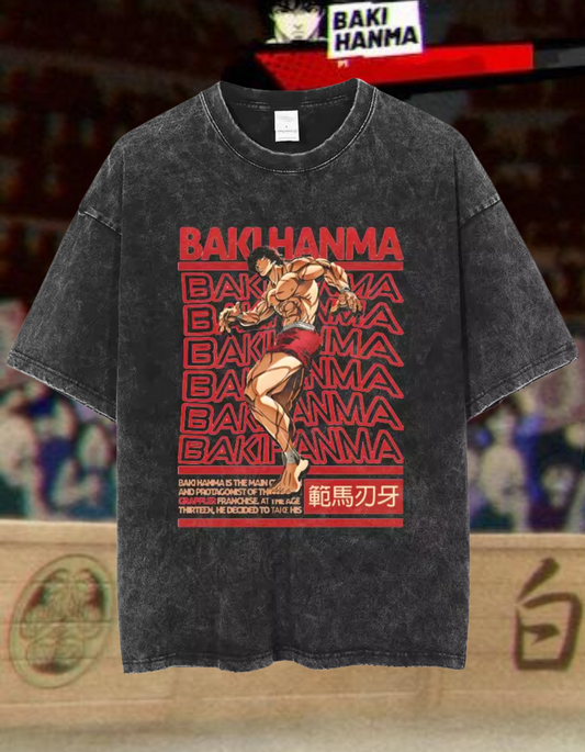 [BAKI] Baki V7" Vintage T-shirt