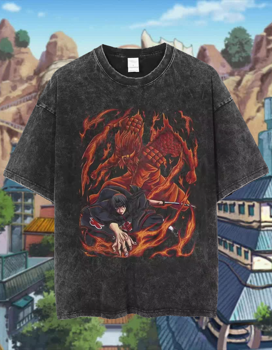 [NRTO] "Itachi" Vintage Oversized T-shirt