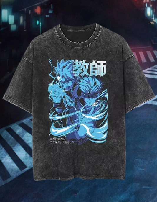 [JK] "Satoru V4"Vintage T-shirt