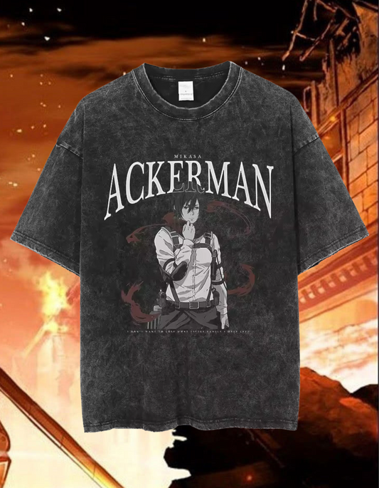 [AOT] "Ackerman" Vintage T-shirt