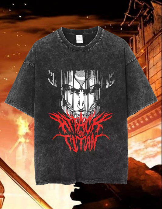 [AOT]"Eren final form" Vintage T-shirt