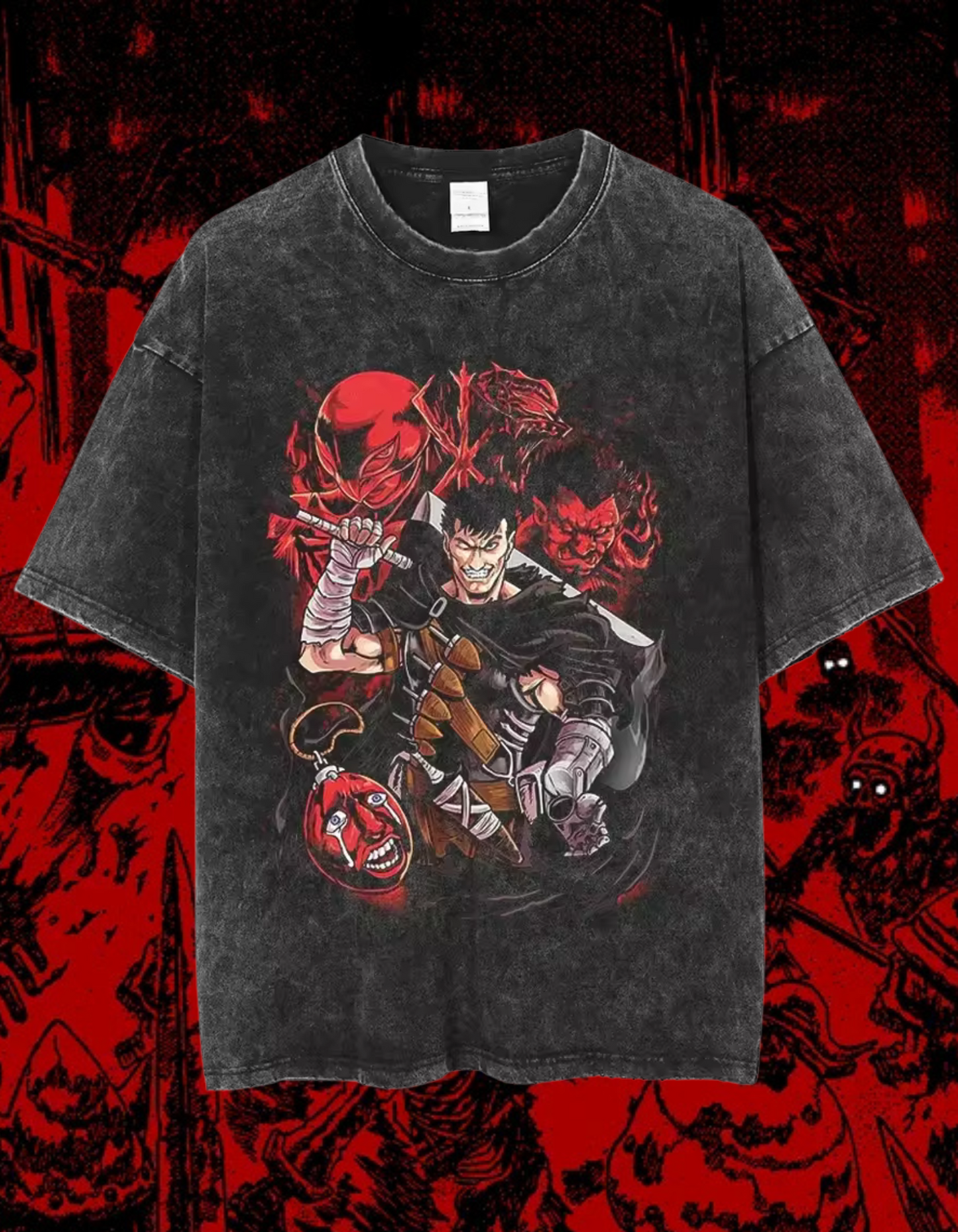 [BSRK] "Guts V5" Vintage T-shirt